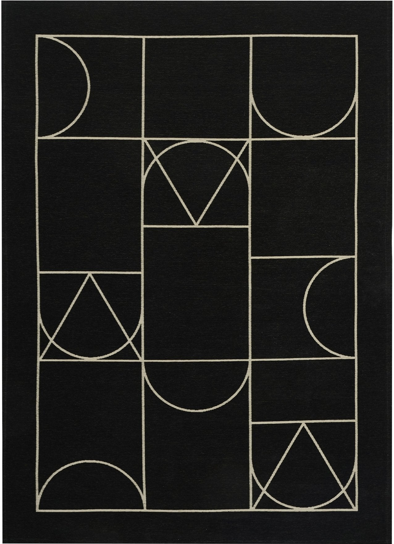 Carpet SIGNET BLACK (Art Deco Collection) — Soft Room, Costa del Sol, Spain